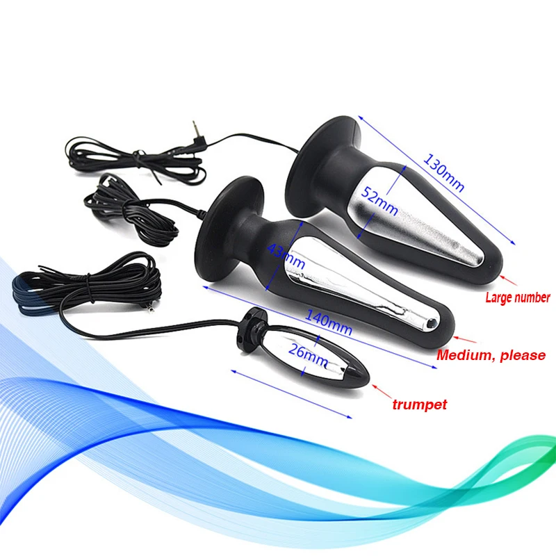 Набор с электрическим током анальный фаллоимитатор Вибрирующая насадка на пенис