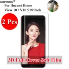 2 шт., защитная пленка для Huawei Honor View10  V10 5,99 дюйма