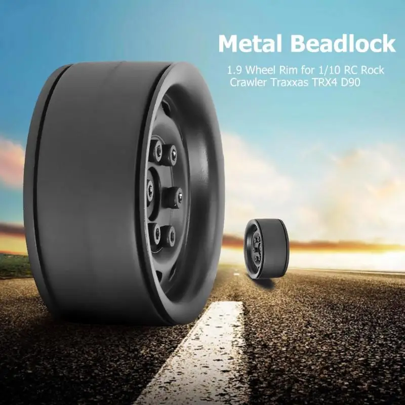 4 шт Универсальный металлический обод колеса Beadlock для 1/10 Traxxas HSP Redcat Rc4wd Tamiya осевой