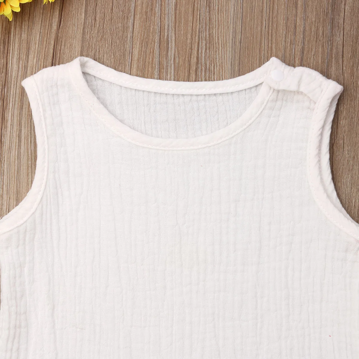 Одежда для маленьких девочек летние топы новорожденных платье-майка штаны с