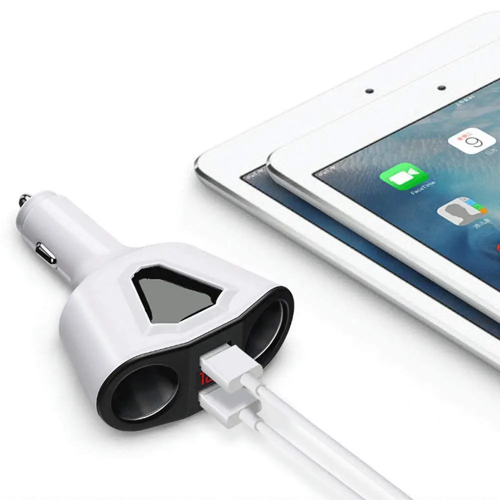 3.1A USB Автомобильное зарядное устройство адаптер для автомобильного