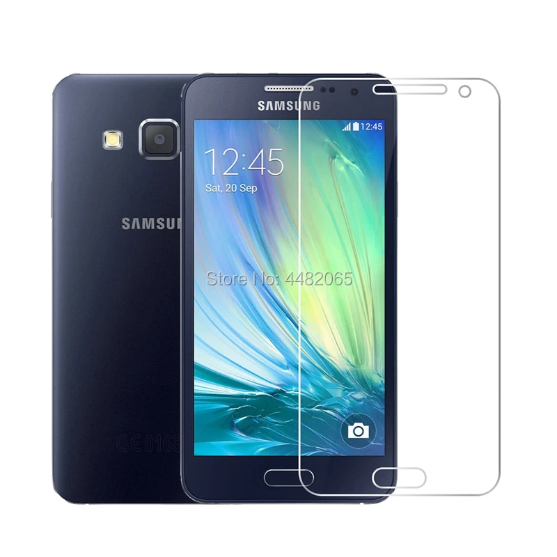 

2Pcs 0.26mm 9H Safety Tempered Glass For Samsung GALAXY A3 2015 A3000 A300 SM-A300F Screen Protector Toughened protective film