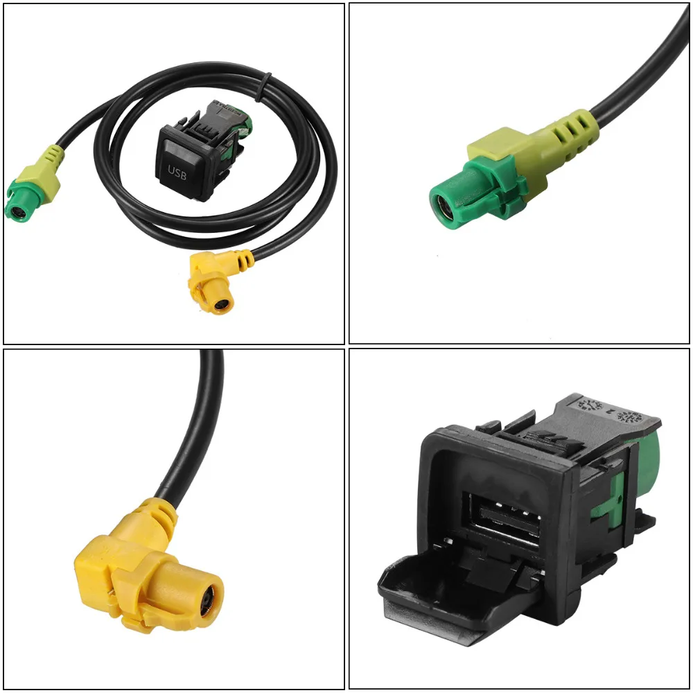 Автомобильный USB AUX вход адаптер переключатель кабель жгут проводов для VW RRCD510/310