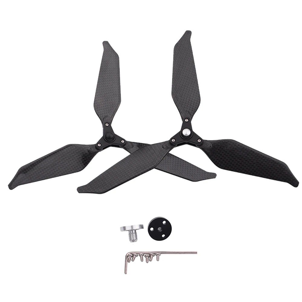 2 пары пропеллеров из углеродного волокна 9455S 3 Blade складные Лопасти пропеллера с
