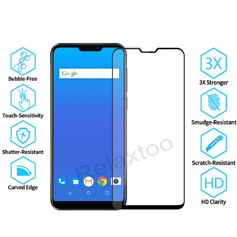 Полное покрытие для Zenfone Max M2 ZB633KL закаленное стекло Asus ZenFone Pro ZB631KL защита экрана