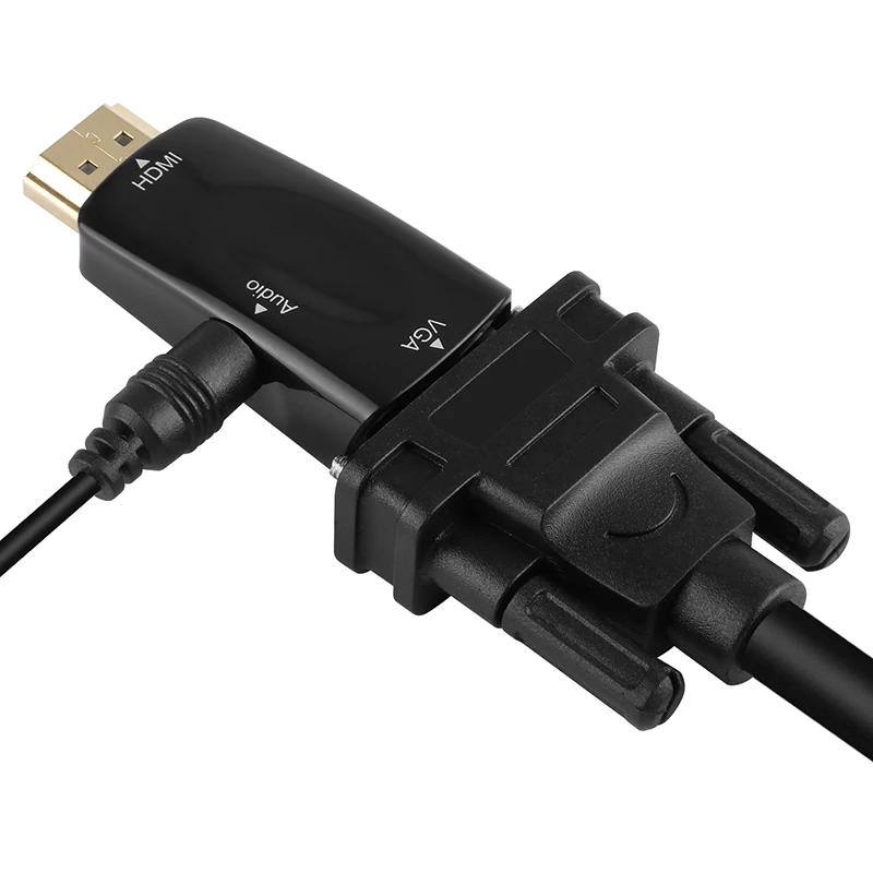 Octaim HDMI в VGA адаптер аудио кабель конвертер мужчин и женщин поддержка для HD 1080P ПК