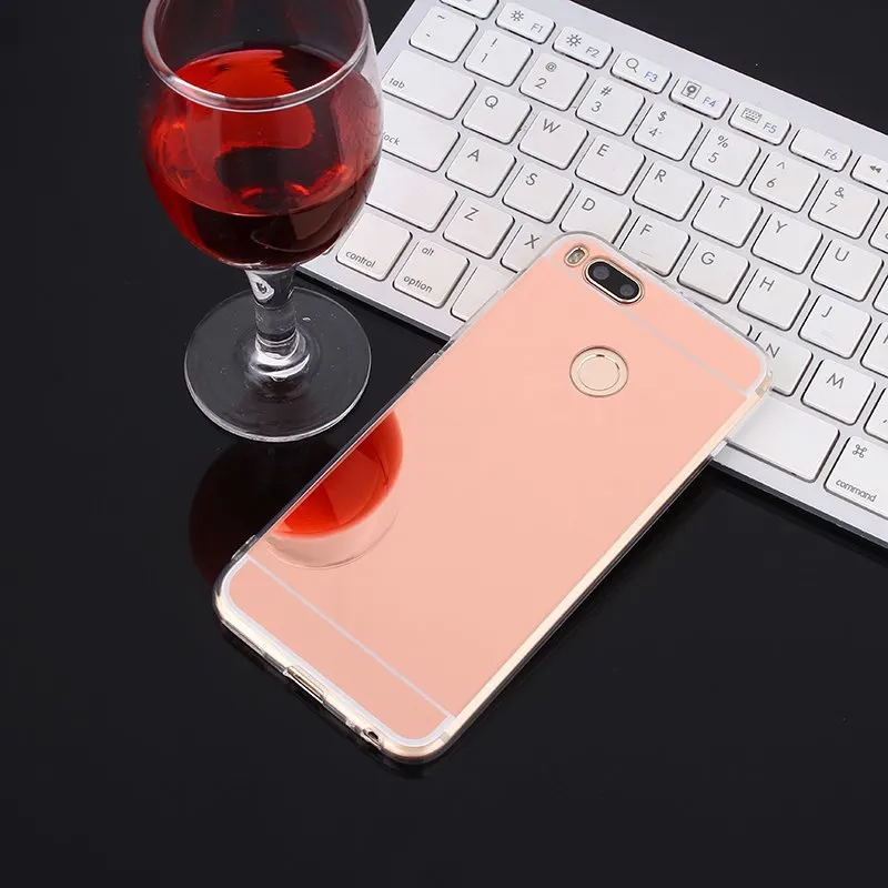 Luxury Soft TPU Mirror Cover Case For Xiaomi Mi8 SE Mi6X A2 5X Redmi Note 5A 4X Prime 6A 6PRO 4A Back Mobile Phone Bag | Мобильные