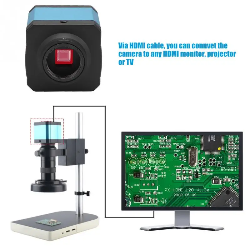 USB камера промышленный видео микроскоп набор высокой четкости C mount камеры