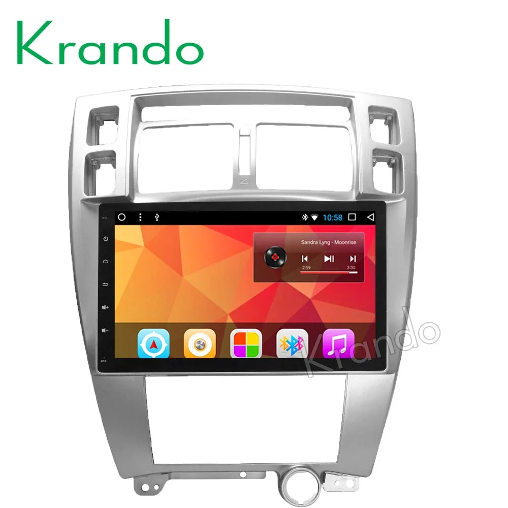 Автомобильная мультимедийная система Krando на базе Android 8 1 с большим IPS экраном 10