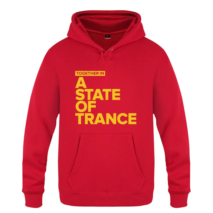 Мужские флисовые толстовки с капюшоном Together In A State of Trance-Armin Van Buuren 2018 | Мужская