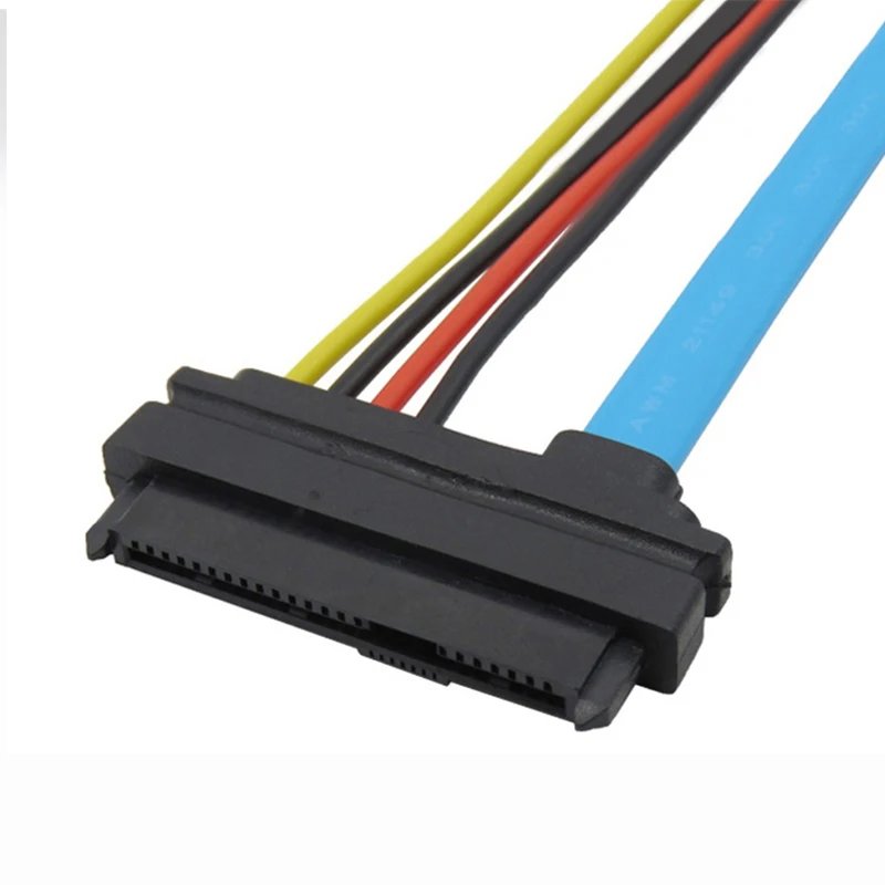 Кабель конвертер для жесткого диска 70 см Mini SAS 29Pin SCSI в SATA 7Pin с LP4 Molex IDE 4 контактный