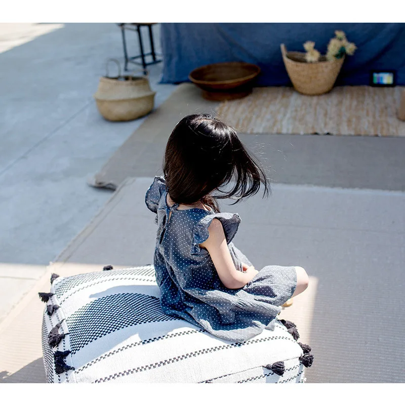 

Big Girls Summer Dress 2019 new children Sleeveless Dot dresses Kids princess Party Frocks cotton dress age 4 6 8 10 12 14 yrs