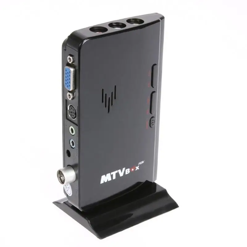 США Подключите AV к VGA RF конвертер адаптер приемник коробка для ТВ HD tv