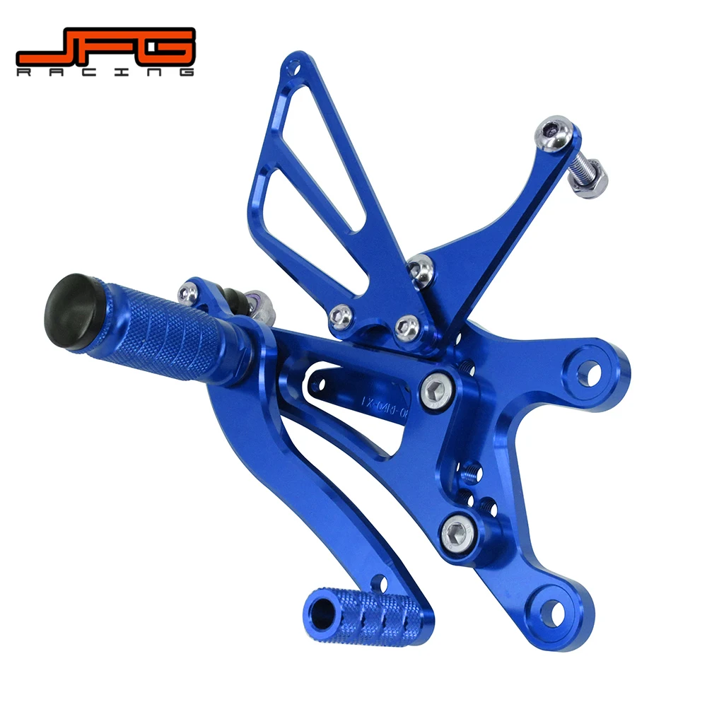 Мотоцикл алюминиевый ЧПУ Регулируемые подножки педали Rearset для YAMAHA YZFR1 YZF R1 2004 2006