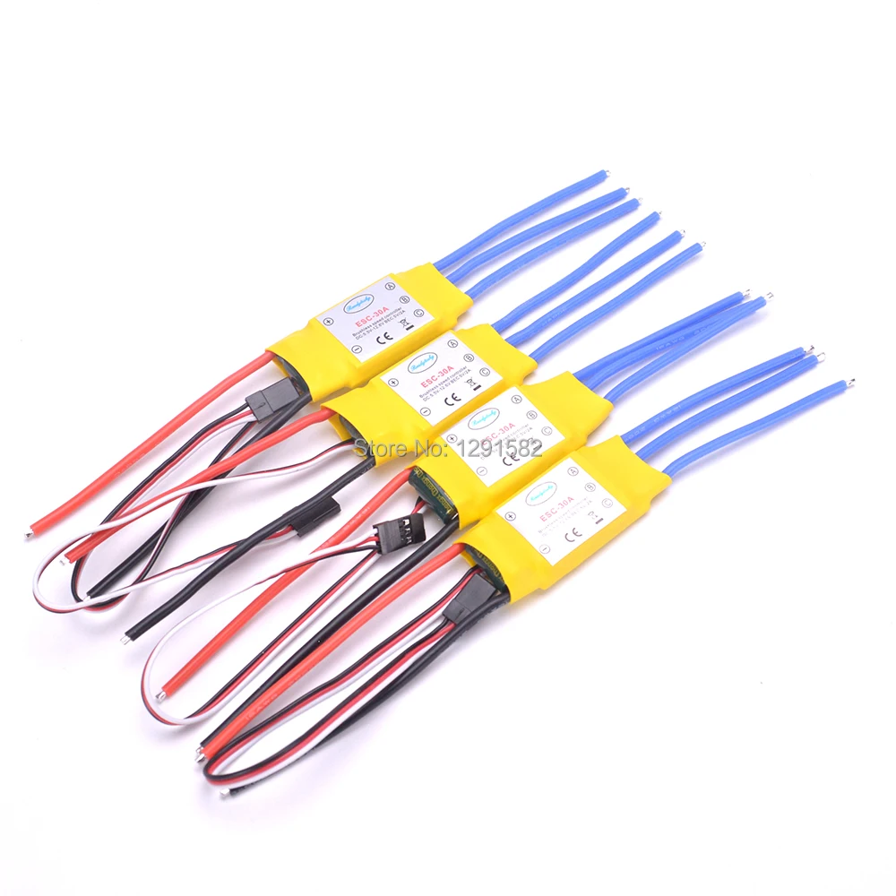Бесщеточный двигатель 4 x 30A ESC + XXD A2212 2212 1000KV синий пропеллер 4x1045 для