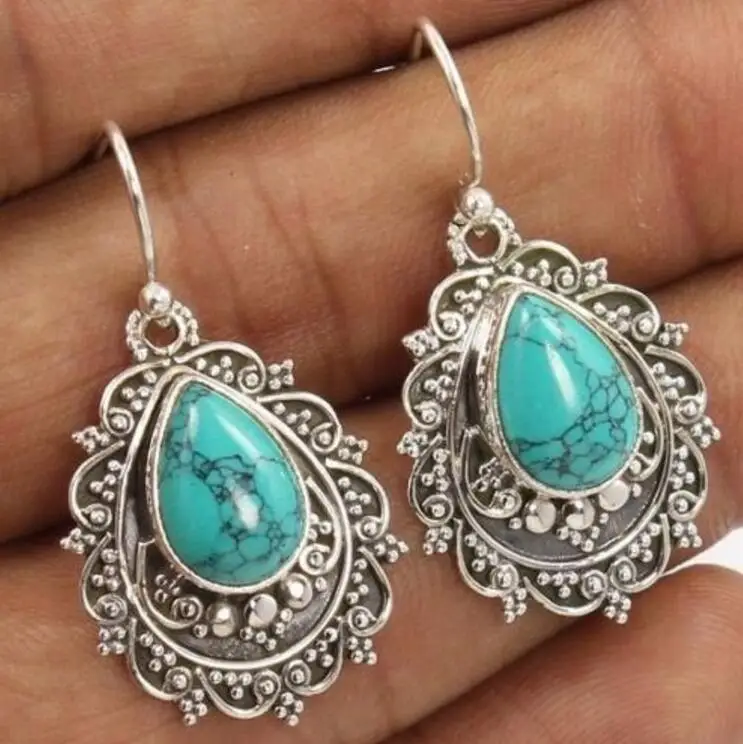 Женские серьги-капельки Винтажные в виде воды модные украшения для вечеринок |