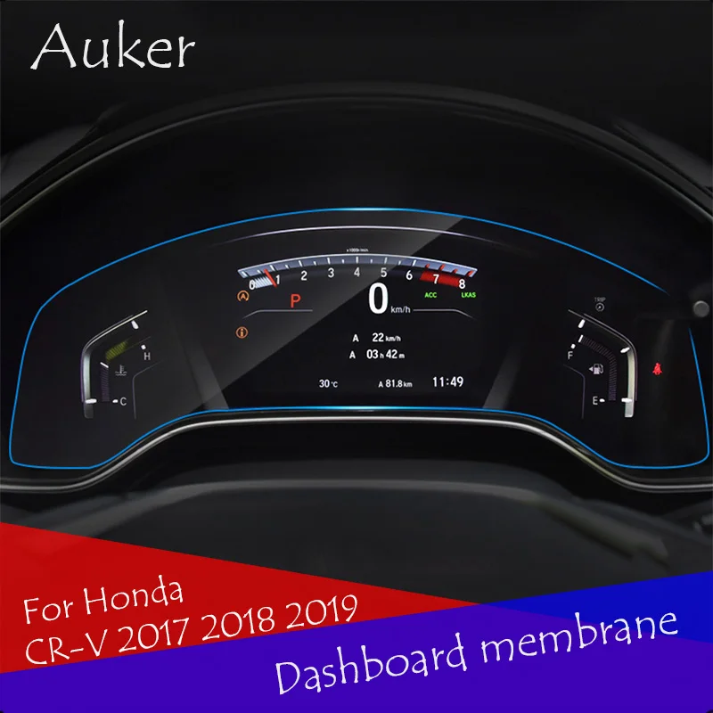 For Honda CR-V CRV 2017 2018 2019 2020 2021 Car Driving Dashboard Soft HD Screen Protective Film