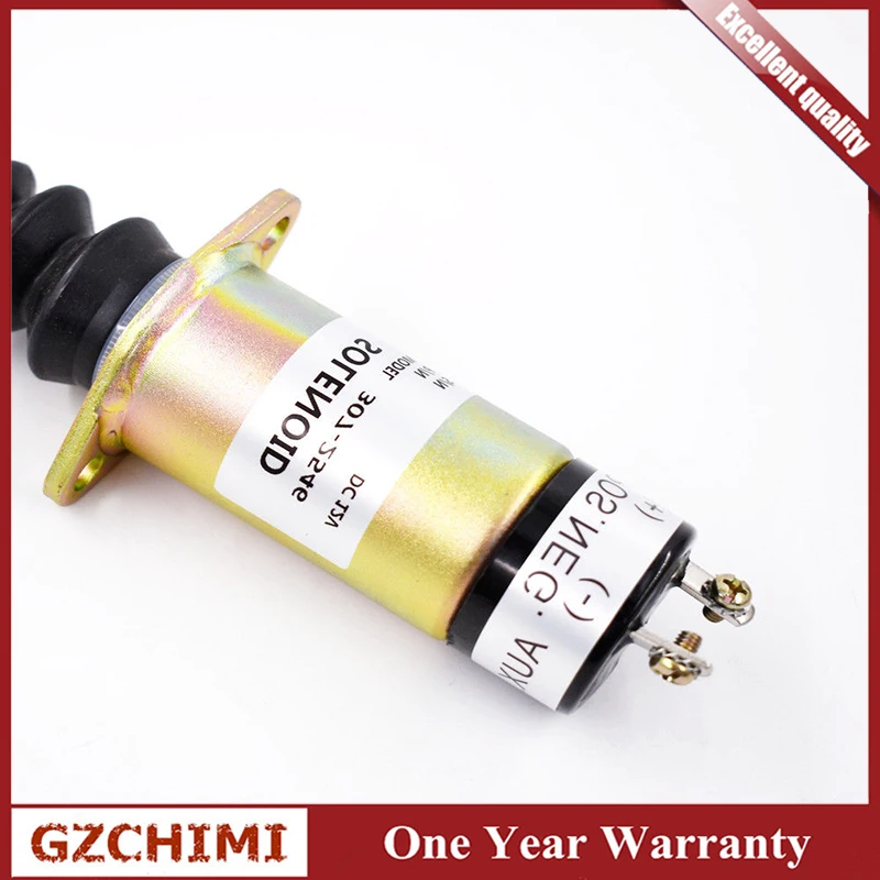 1502-12D6U2B2S2A Engine Stop Shutdown Solenoid Valve for WOODWARD 307-2546-12V 150212D6U2B2S2A | Автомобили и мотоциклы