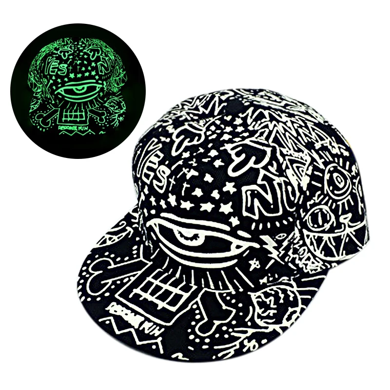 Новая мода Световой Gorras Спортивная Кепка флуоресценции бейсболки женские для