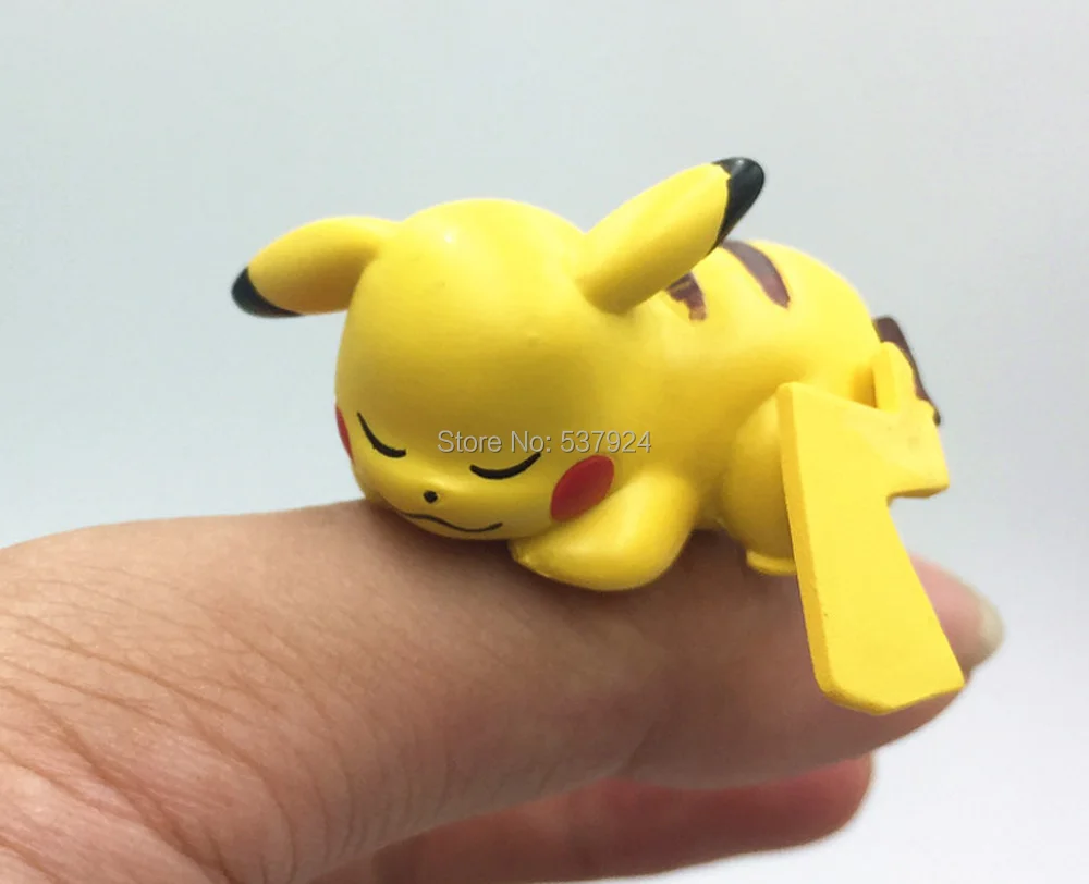 Экшн фигурка пика чуцин Fennekin Dedenne Lucario Mudkip Torchic Goomy Treecko 3 5 см из ПВХ игрушка