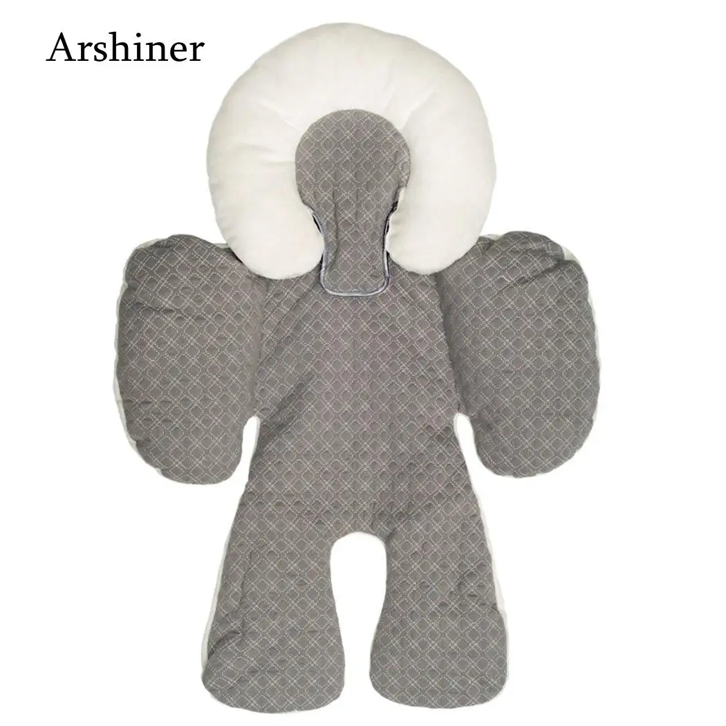 Waterproof baby stroller cushion mats car seat accessories head support belt shoulder-sided protective cover Neck Protection pad | Мать и