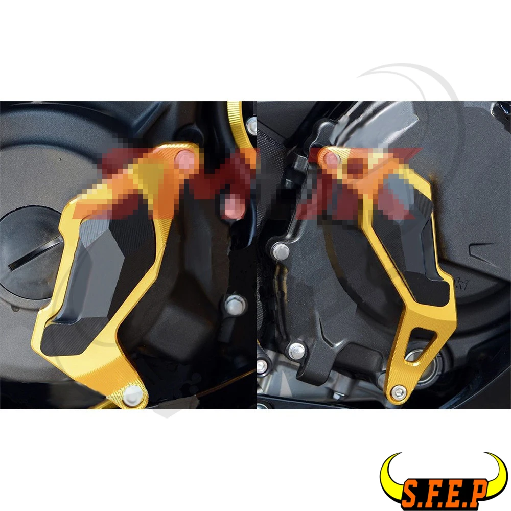 Слайдеры крышки двигателя CNC защитная накладка для Kawasaki Ninja 250 400 Ninja250 Ninja400 2018-2019 |