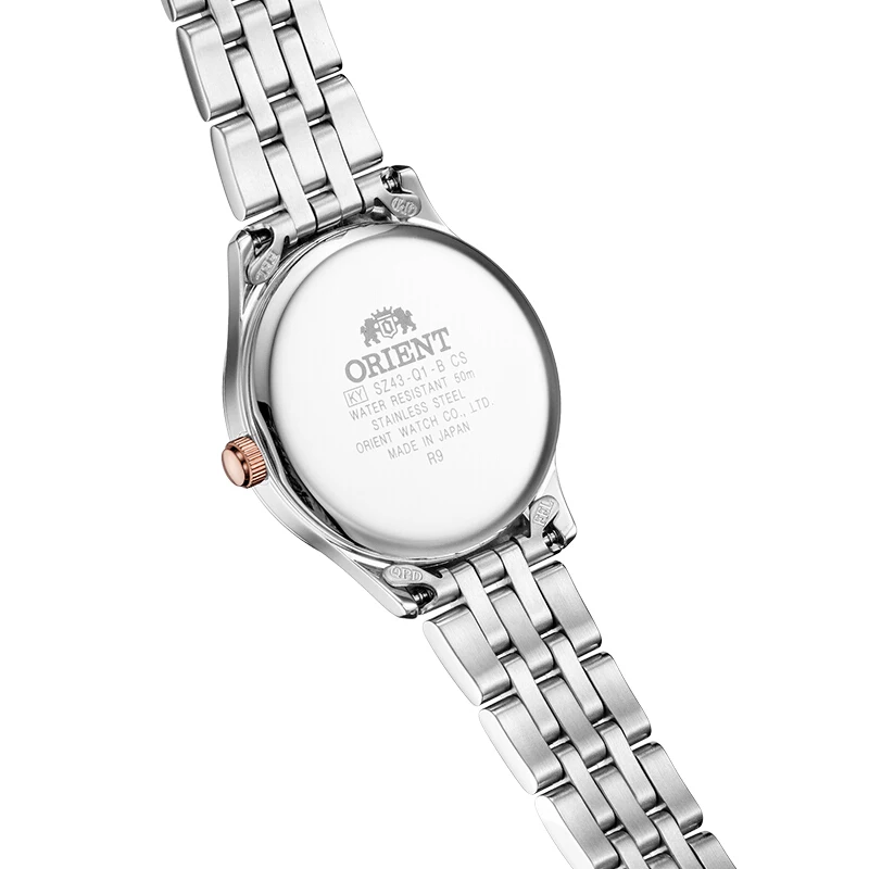 Original Orient Ladies Quartz Watch, Japanese Sapphire Crystal Dial Stainless Steel Straps /SSZ43002W0 enlarge
