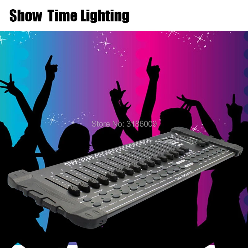 Консоль управления сценическим освещением 384 dmx DMX512 профессиональное управление