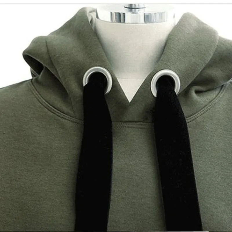 2018 autumn and winter women's hoodie fashion solid color loose women plus velvet long-sleeved sweatshirt | Женская одежда