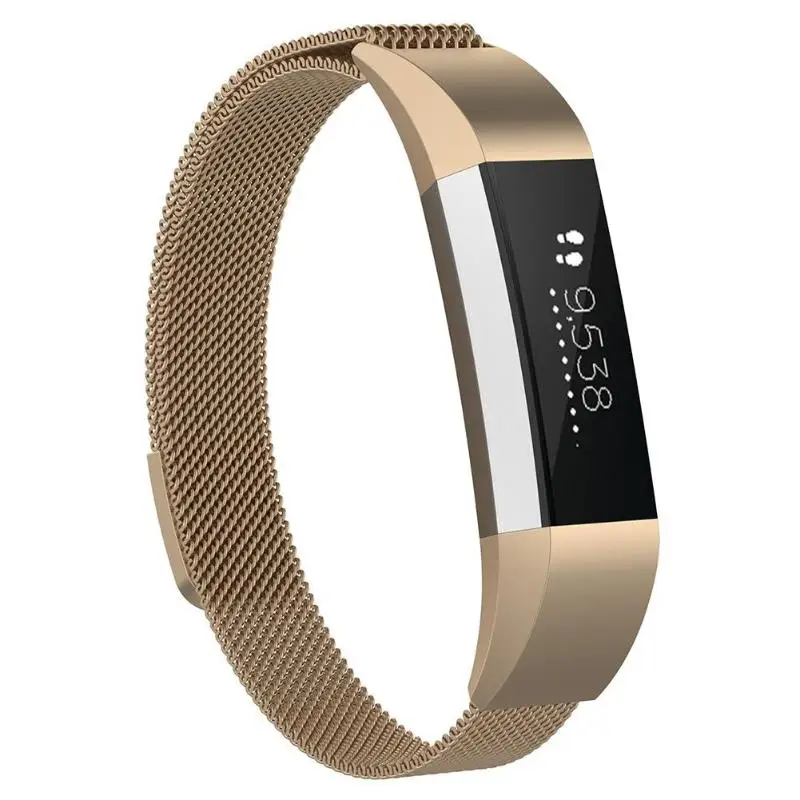 Миланская Магнитная Петля из нержавеющей стали ремешок для Fitbit