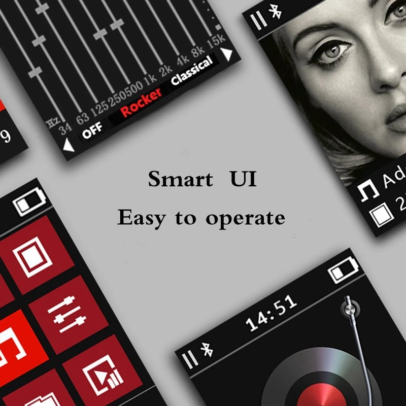 Benjie T6 Портативный Hifi Mp3 плеер Bluetooth 4 0 портативный Dsd Звук без потерь Музыкальный