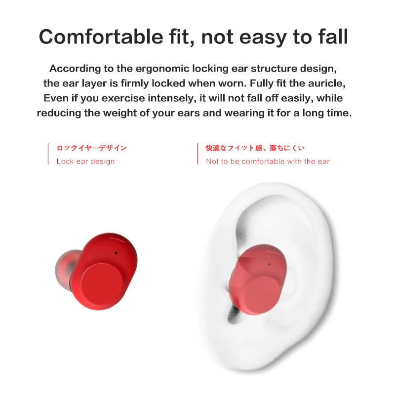 Беспроводная TWS Bluetooth гарнитура Devil Cartoon мини стерео бас 5 0 микрофон с