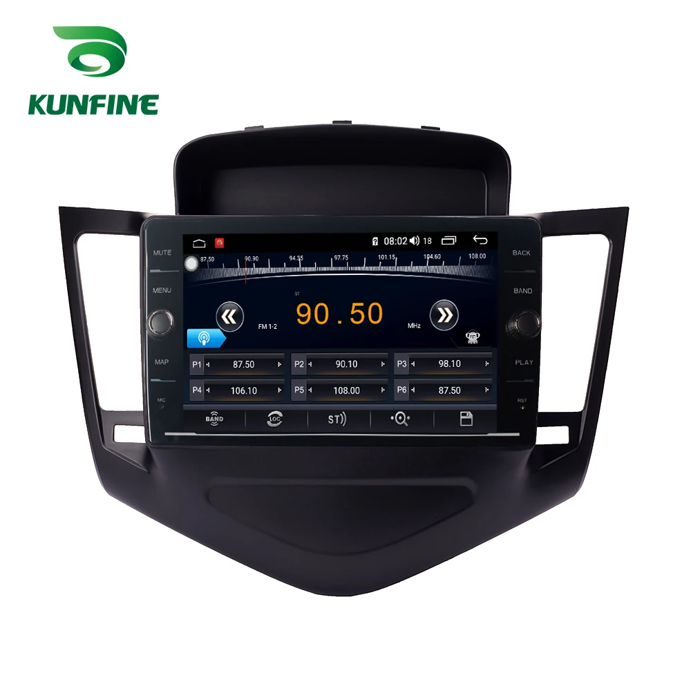 Восьмиядерный ПЗУ 64 ГБ Android 8 1 автомобильный DVD GPS навигационный плеер Deckless стерео