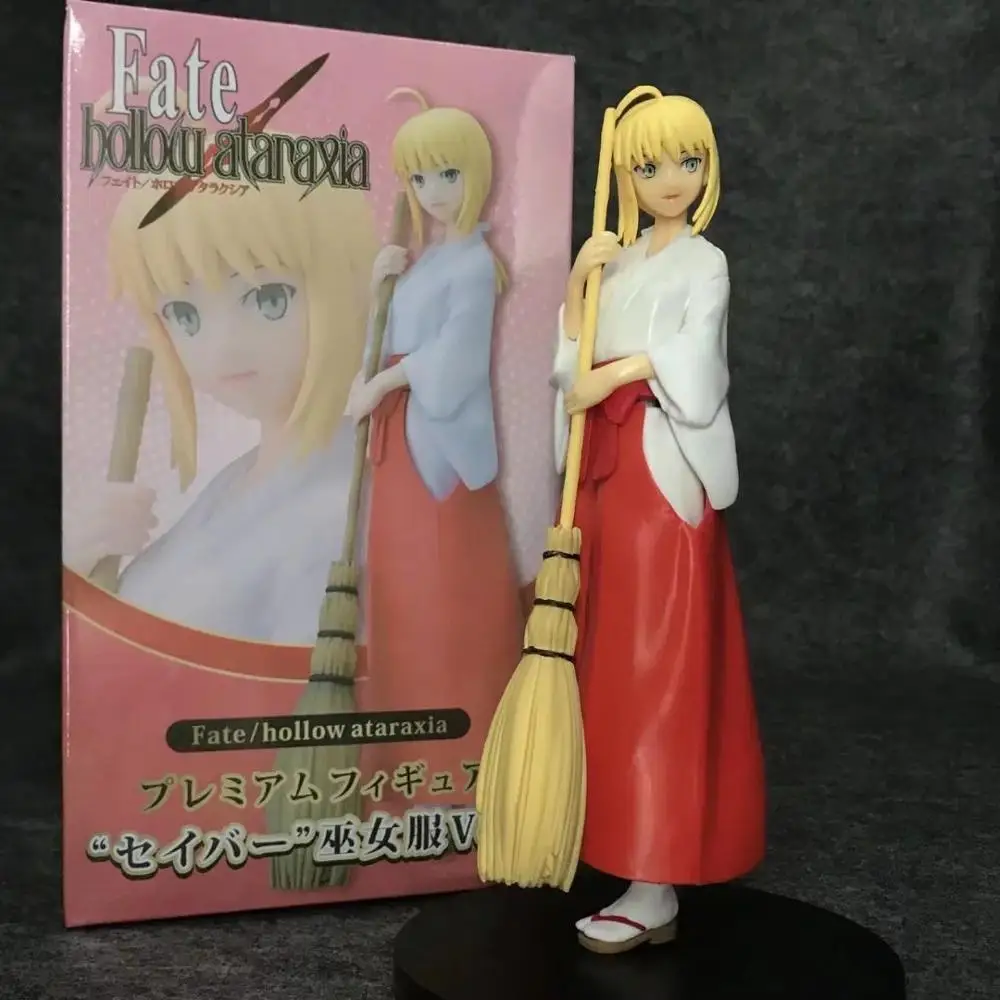 Fate/stay night Saber костюм ведьмы фигурка японского аниме модель милые Фигурки