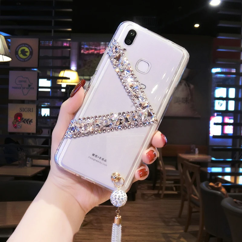 Прозрачный чехол с драгоценными камнями для Huawei P20 Pro Plus lite P10 Lite P10plus P30 P30pro Nova 3 3i 3E 4|Бамперы| |