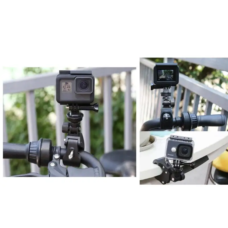 Крепление на руль велосипеда с зажимом для камеры адаптером штатива камер GoPro Hero 7