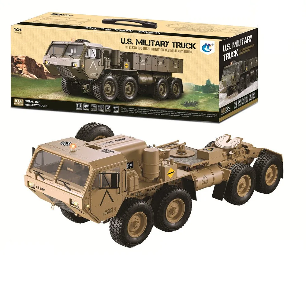 Новейший Шикарный Радиоуправляемый автомобиль HG P801 P802 1/12 2 4G M983 739 мм военный
