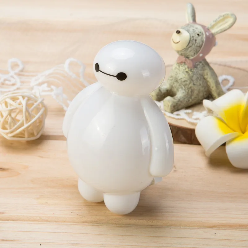 Креативный мультяшный светодиодный ночник Baymax для темной ночи прикроватная