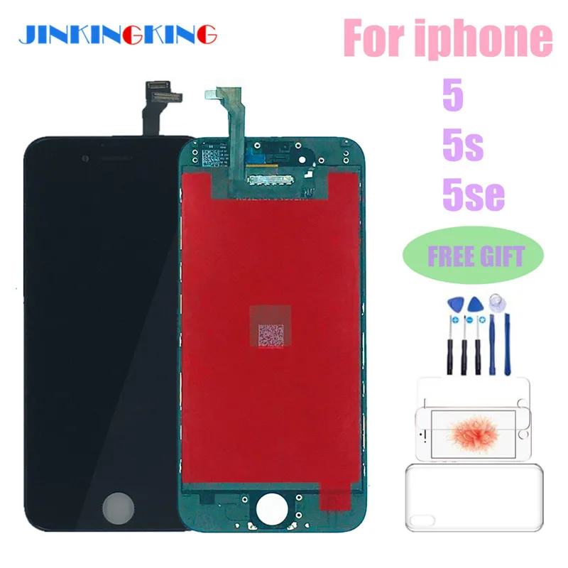 Сборный ЖК дисплей JINKINGKING с дигитайзером для iPhone 5 6 качество AAA сенсорным экраном