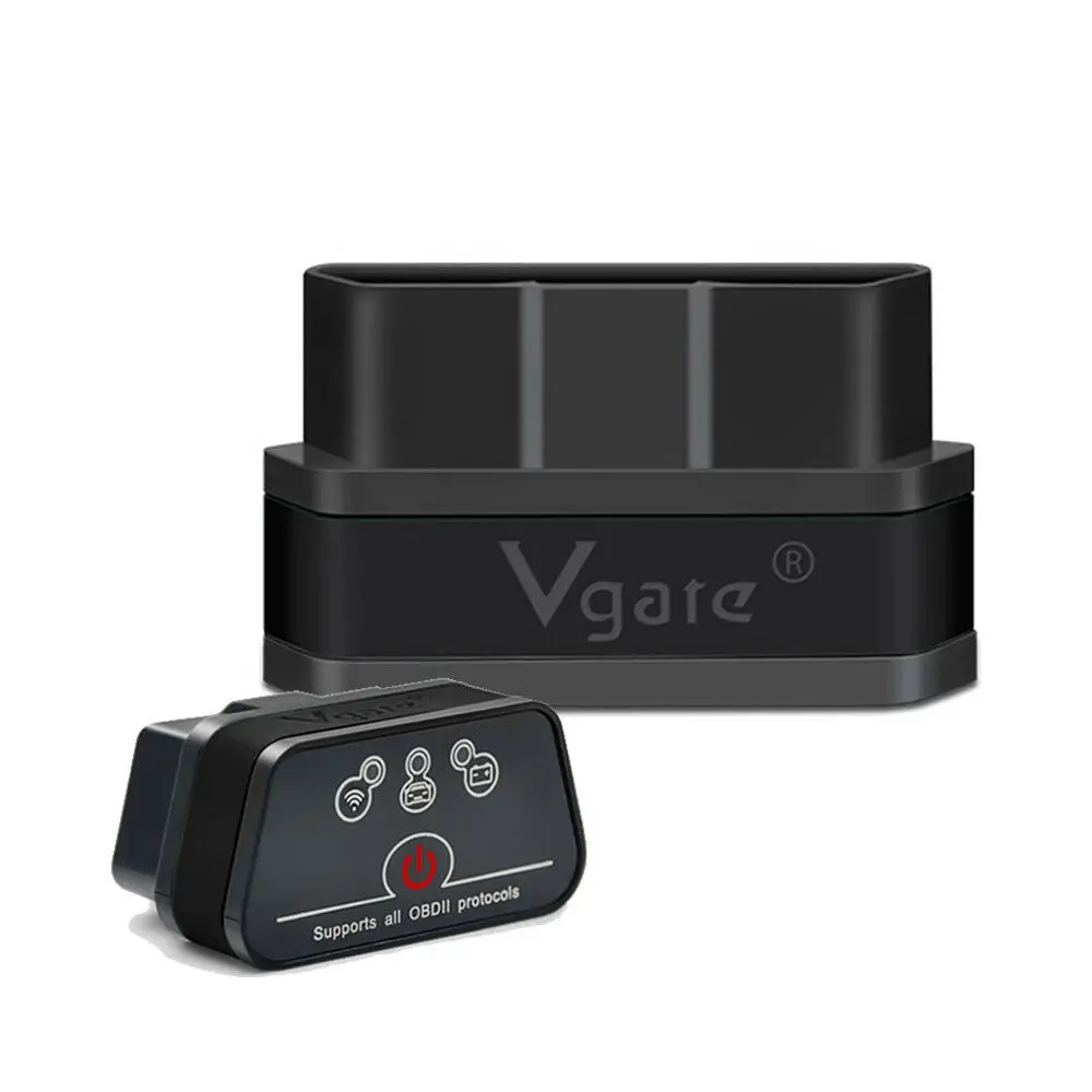Считыватель кодов Vgate iCar2 ELM327 V2.1 WIFI Bluetooth OBD2 для iPhone Android ISO|Диагностические сканеры