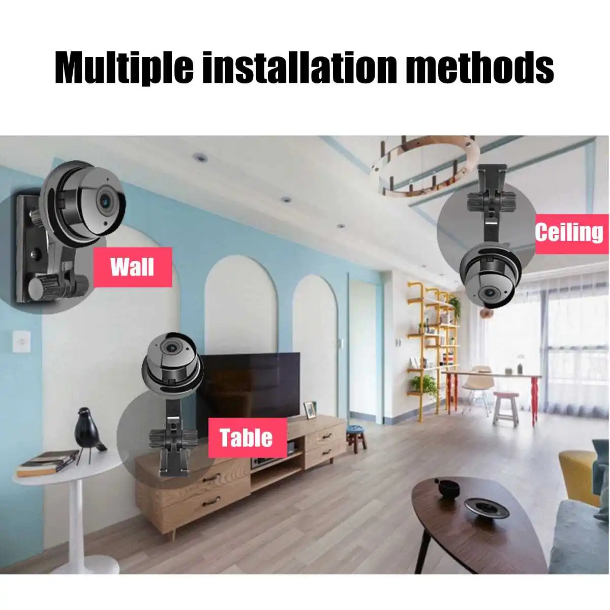 Беспроводной экшн камера с Wi Fi подключением Камера 1080P HD ИК Ночное видение