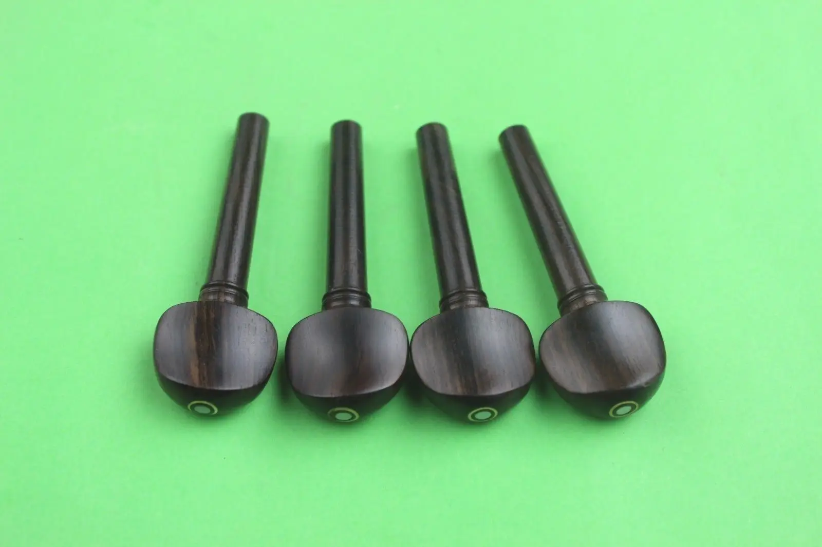 

20 pcs high quality undyed ebony violin pegs 4/4 violin parts tuning pegs