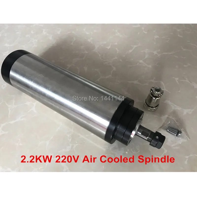CNC шпиндель 2.2KW 220В/110В с воздушным охлаждением мотор машина 80 мм ER20 цанговый