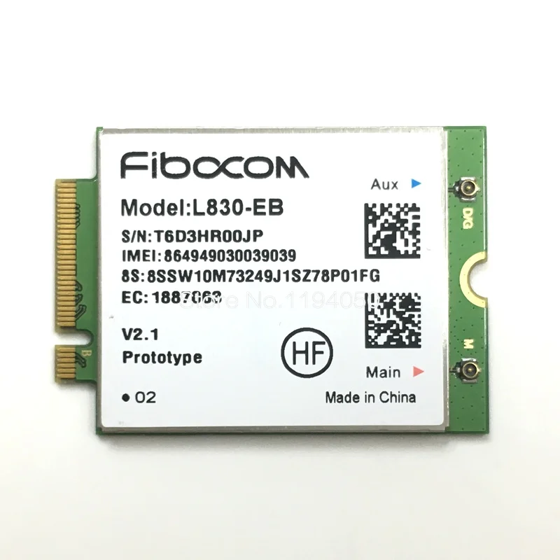 Fibocom L830 EB THINKPAD X380 / T480S T480 X280 T580 L580 L480 S1 gen 4LTE 4G беспроводной модуль/WWAN|Модемы| |