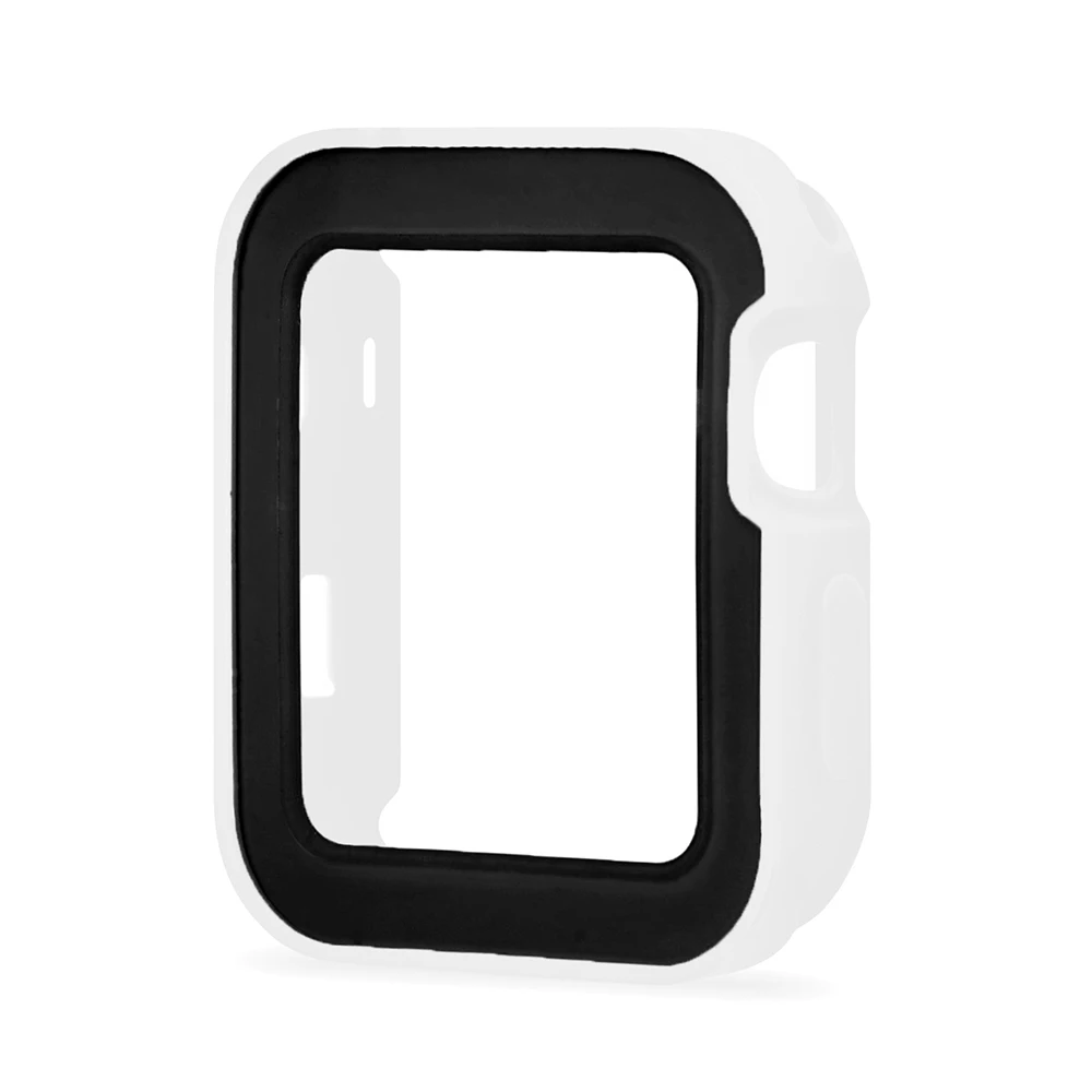 Vangas Рамка ПК чехол для Apple Watch группа 44 мм 40 смотреть серии 3 2 1 42 мм/38 Защитный