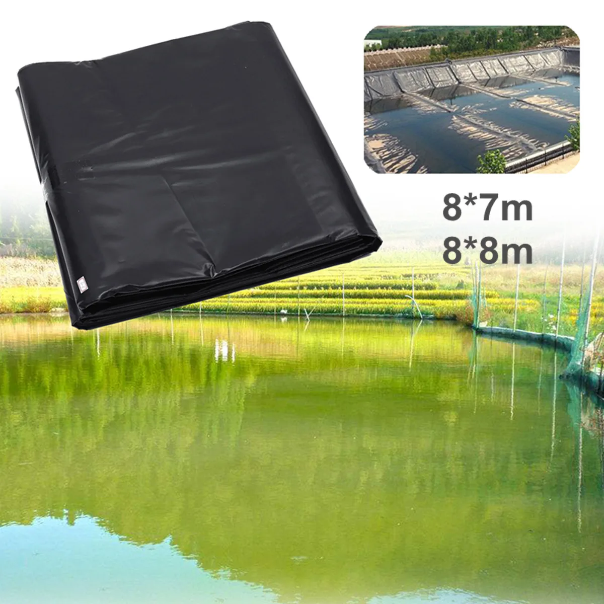 2 размера толщина 0 5 мм подкладка для пруда садовый бассейн усиленный HDPE мощный