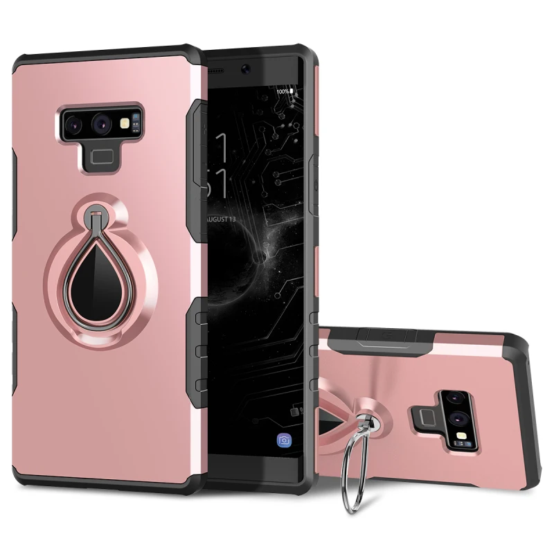 Роскошный чехол для Samsung Note 8 9 S8 Plus с магнитным креплением автомобиля подставка