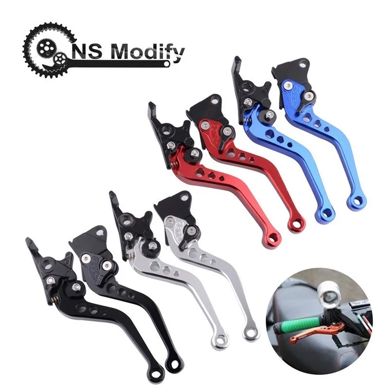 NS Modify 1 пара мотоциклетных тормозных рычагов сцепления для Yamaha Honda Suzuki 22 мм 7/8 &quotCNC