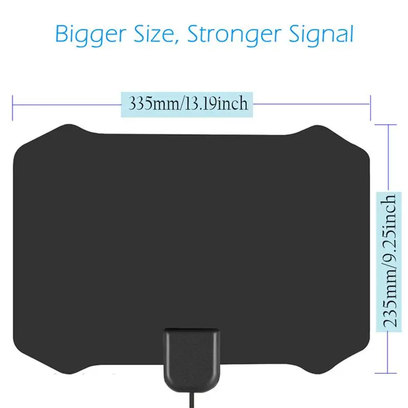 

120Miles TV Antena Digital HDTV Indoor TV Antenna With Amplifier Signal Booster TV Radius Surf Fox Antenna HDTV Antennas Aerial
