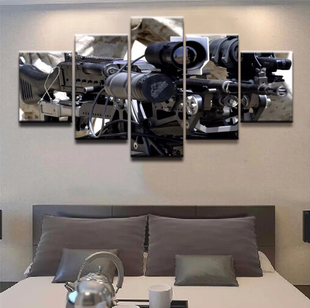 Холст для живописи дома декоративные Гостиная или Спальня Wall Art 5 Панель машина